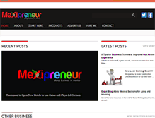 Tablet Screenshot of mexipreneur.com